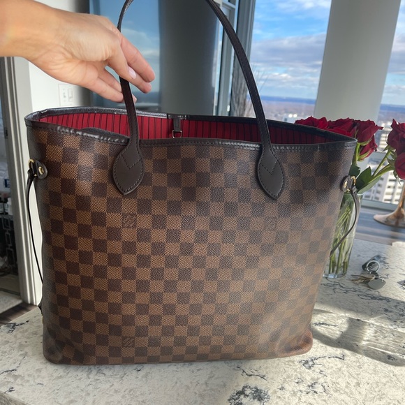 Louis Vuitton Neverfull Damier Ebene GM in EUC - Picture 1 of 2
